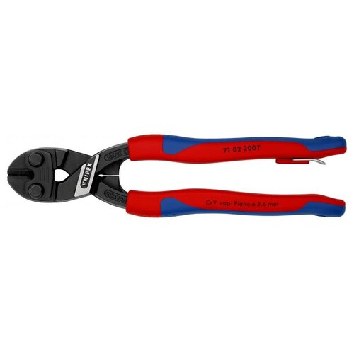 Болторезы Knipex 71 02 200 T 200 мм красный/синий болторезы knipex 71 02 200 t 200 мм красный синий