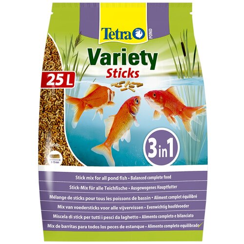 Сухой корм Tetra Pond Variety Sticks, 25 л, 3.75 кг