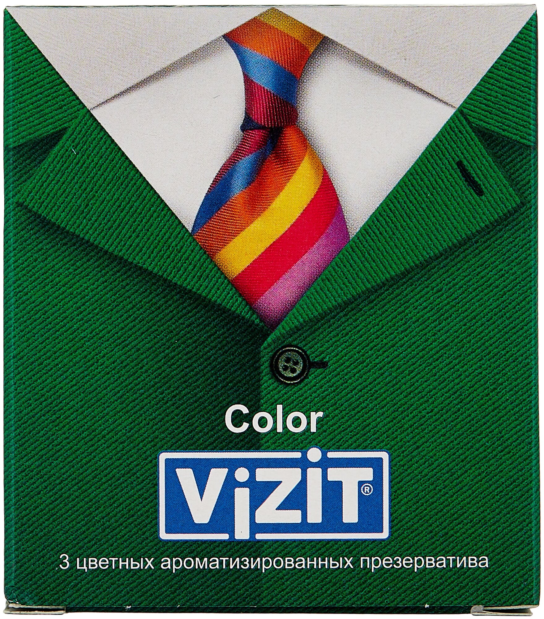 Презервативы VIZIT Color Цветные ароматизированные 3 шт.