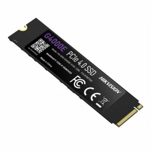 SSD накопитель Hikvision G4000E HS-SSD-G4000E/512G Hiksemi 512ГБ, M.2 2280, PCIe 4.0 x4, NVMe, M.2