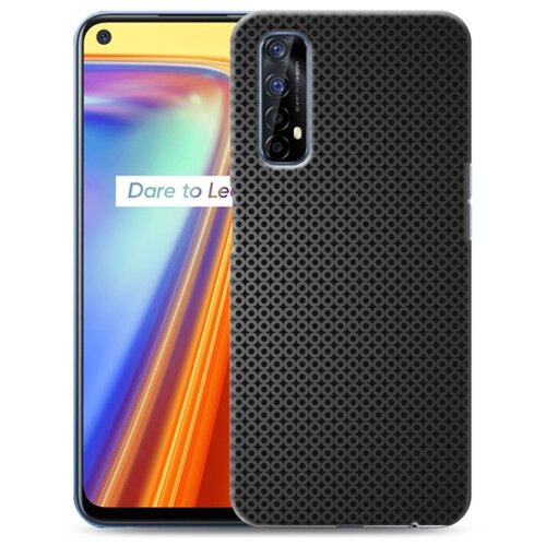 фото Дизайнерский силиконовый чехол для realme 7 металл 100gadgets