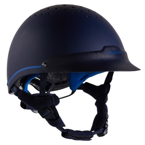 фото Шлем 120, неоновый синий/темно-синий/асфальтово-синий m/55-58 см, fouganza x декатлон decathlon