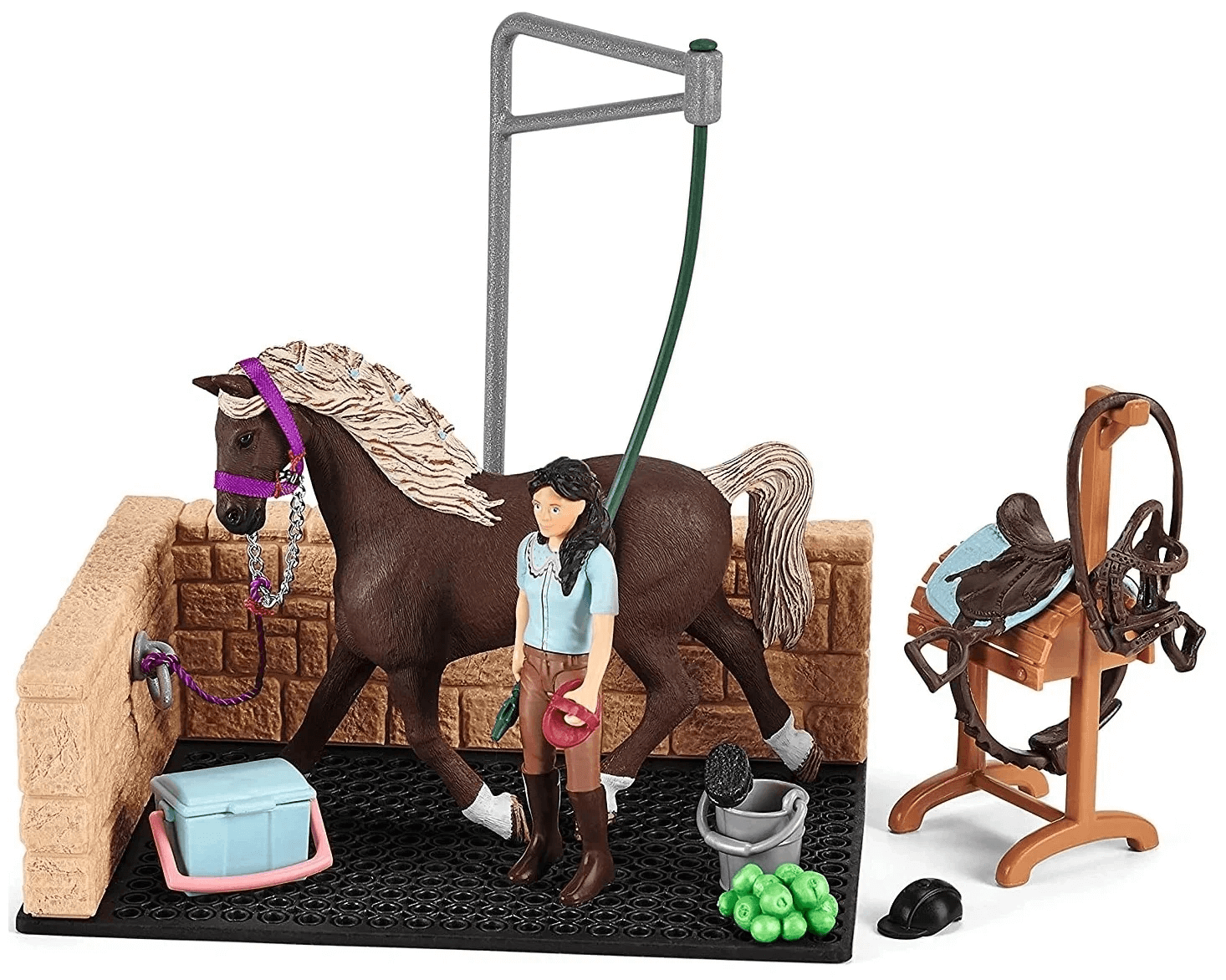 Schleich Мойка для лошадей с Эмили и Луной 42438