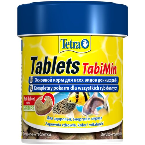 Сухой корм для рыб, ракообразных Tetra Tablets TabiMin, 66 мл, 36 г120 шт. в уп.