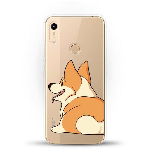 фото Силиконовый чехол корги на honor 8a pro andy & paul