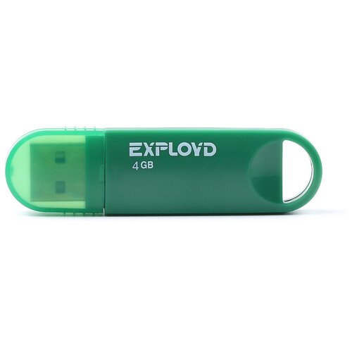 Флешка EXPLOYD 570 4 ГБ, 1 шт., green