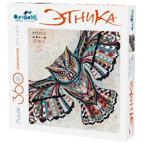 Пазл Origami Этника Сова (02897), 360 дет. пазл origami этника тигр 02349 360 дет