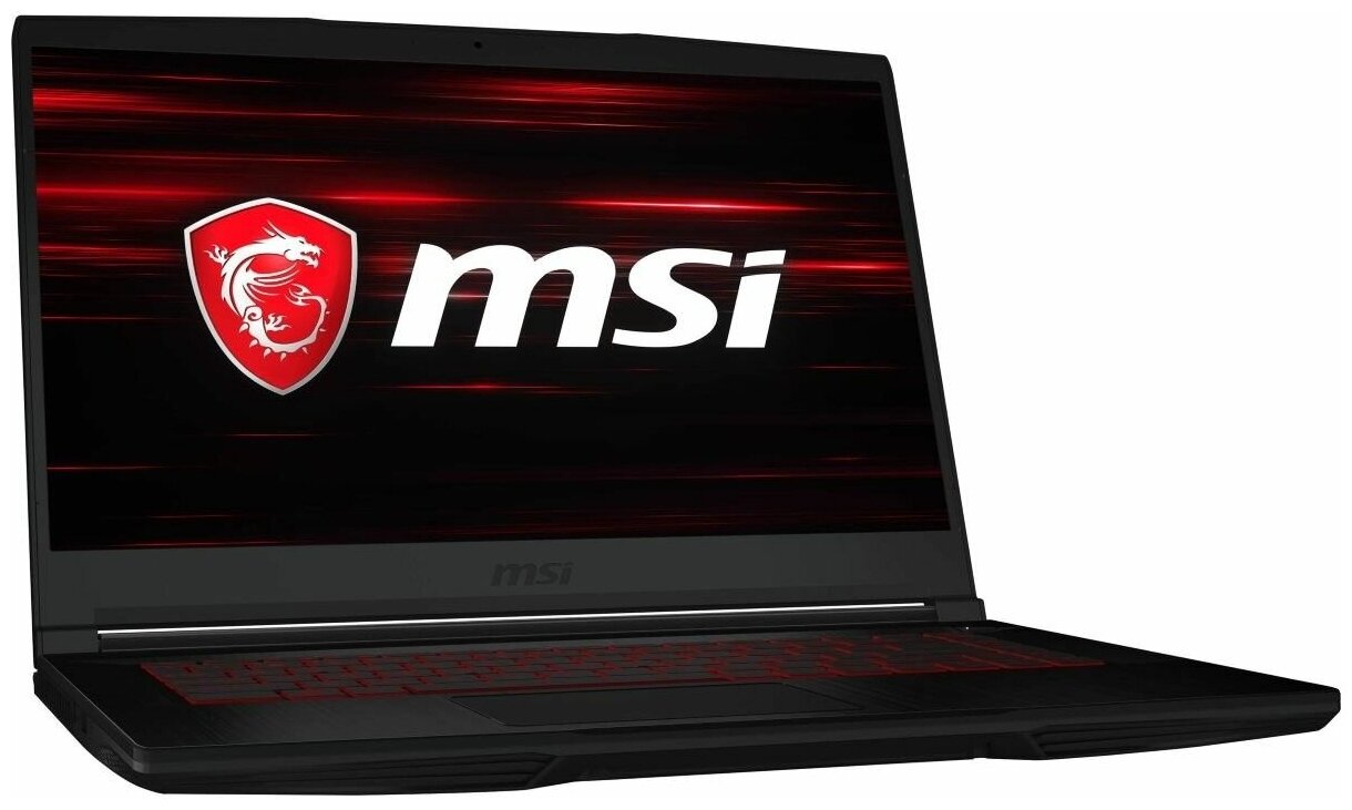 Ноутбук MSI GF63 Thin 9SCXR-605XRU 1920x1080 Intel Core i7 26 ГГц RAM 16 ГБ SSD 512 ГБ GeForce GTX 1650 MAX-Q DOS 9S7-16R412-605
