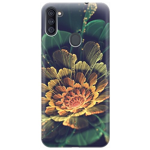 фото Re:pa чехол - накладка artcolor для samsung galaxy a11 / m11 с принтом "красивый цветок"