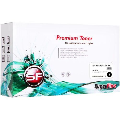 Картридж SuperFine SF-KXFAD412A для Panasonic KX-FAD412A