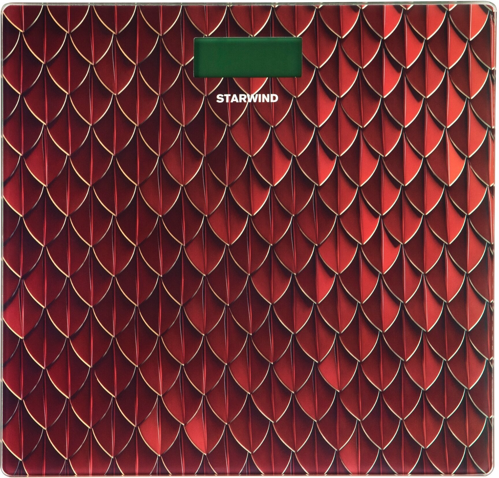 фото Весы напольные электронные Starwind SSP6035 макс.180кг рисунок/красный