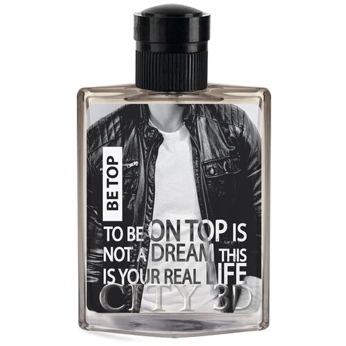 CITY Parfum туалетная вода CITY 3D Be Top, 90 мл, 200 г