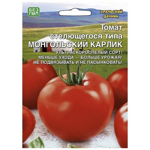 Семена Томат Монгольский карлик 20 шт (семян) (Уральский дачник) семена уральский дачник томат монгольский карлик стелющегося типа 20 шт