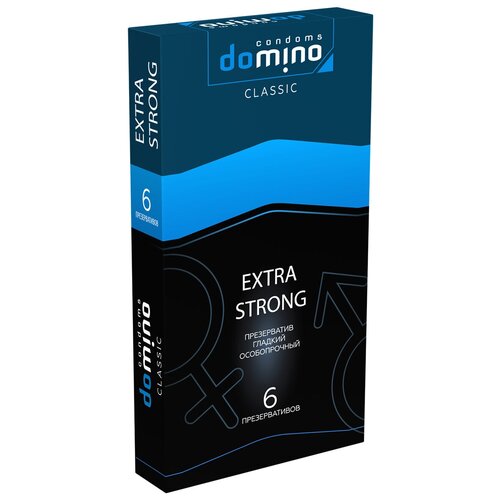 Презервативы DOMINO Classic, Extra Strong, 6 шт. презервативы domino classic extra strong 6 шт