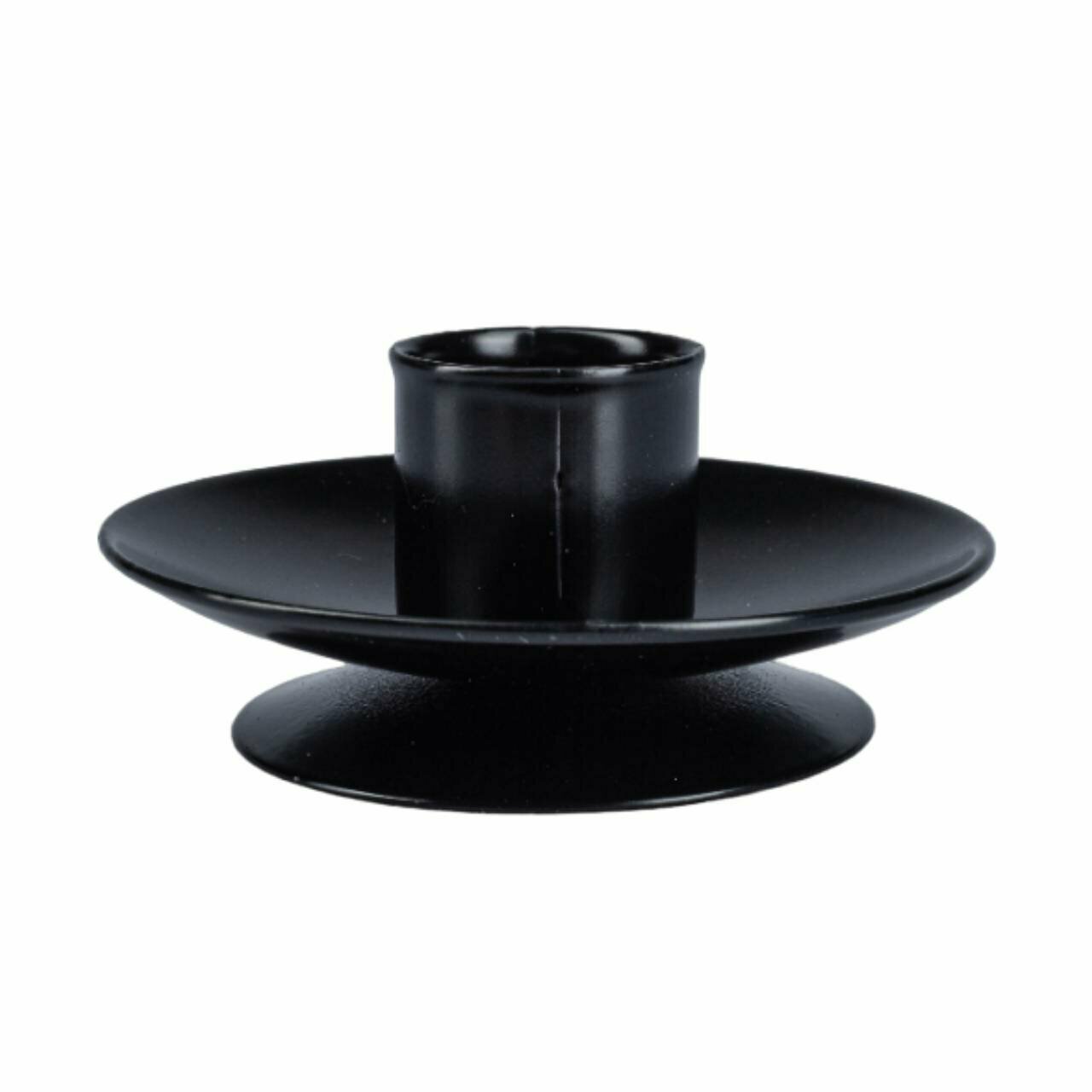 Подсвечник металл на 1 свечу Лотос 2Н, 2,5х7,5 см, черный - фотография № 8