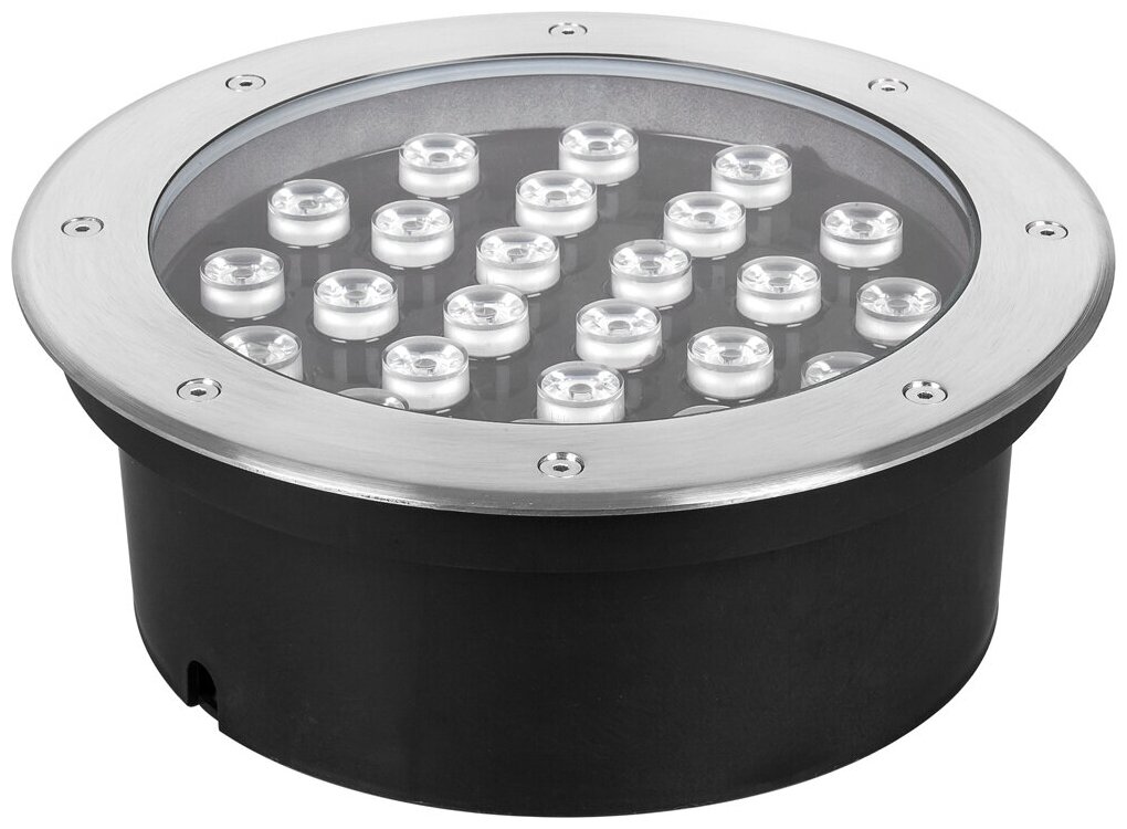 Светильник тротуарный, 18LED, 6400К, 18W, 200*H90mm, IP67, SP2707 арт. 32135