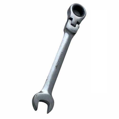 фото Ключ комбинированный трещоточный vertextools с шарниром 17 мм