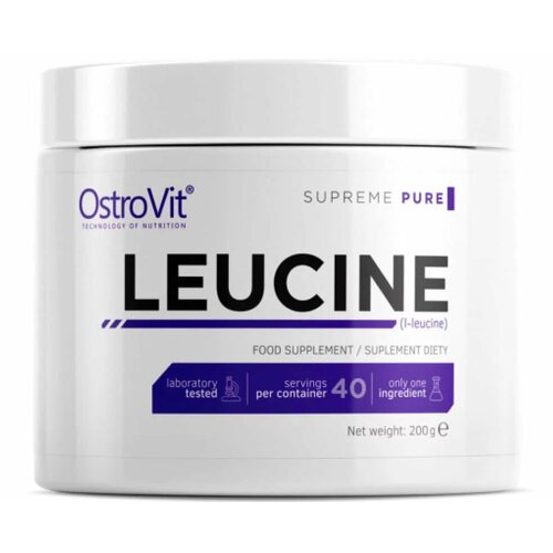 Лейцин (для набора мышечной массы) Аминокислоты OstroVit Leucine, 200 г.