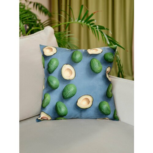 Подушка декоративная 45*45 см Fleola avokado_grey