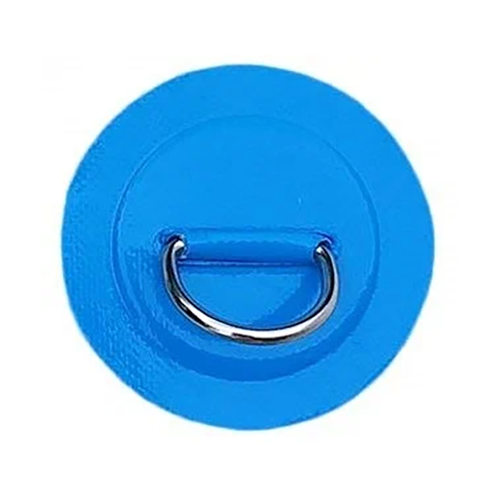 фото Рым shark d-ring из пвх с металлическим кольцом для карго системы сапборда, синий / рым для сап борда, sup доски, sup board