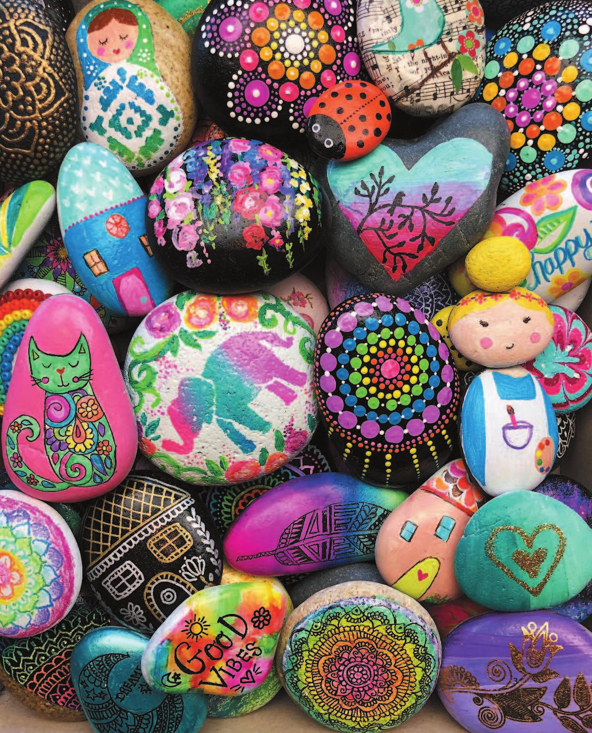 Rock Art. Камушки на счастье. Роспись, раскрашивание, декор для детей и взрослых - фото №3