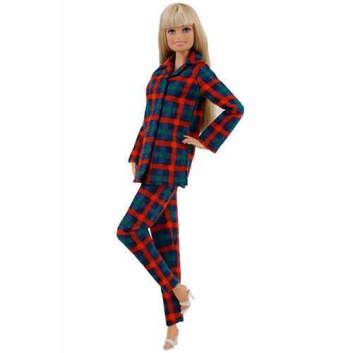 Хлопковая пижама для кукол 29 см. типа барби 