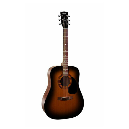 Cort AD810-SSB-BAG Standard Series Акустическая гитара, санберст, с чехлом акустическая гитара standard series санберст cort ad810 ssb