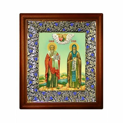 Икона Кирилл и Мефодий (26,5*29,7 см), арт СТ-09057-4