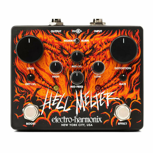 boss ds 1 distortion Electro-Harmonix (EHX) Hell Melter Advanced Metal Distortion