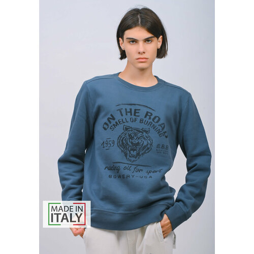 Свитшот Bowery NYC, размер L, синий