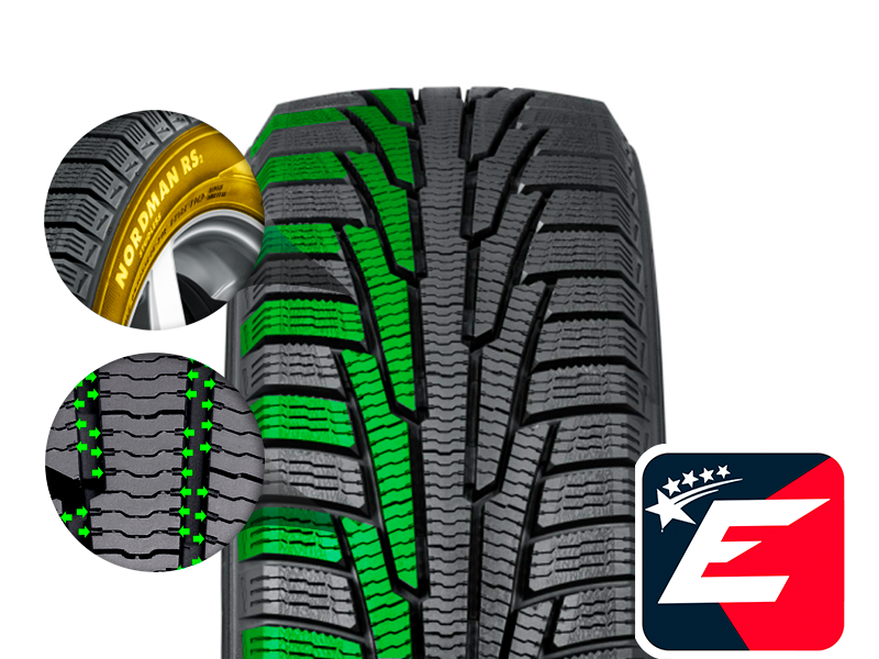 Nokian Tyres Nordman RS2 155/70 R13 75R зимняя - фотография № 10