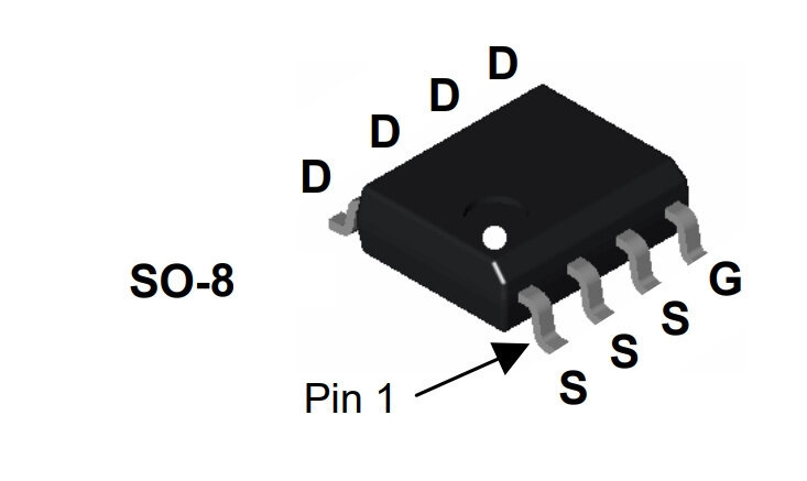 Микросхема FDS6680A N-Channel MOSFET 30V 12.5A