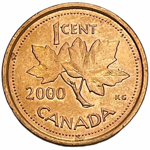Канада 1 цент 2000 г. канада 1 цент 1974 г