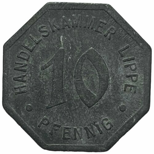 Германия (Германская Империя) Липпе 10 пфеннигов 1917 г. (2)