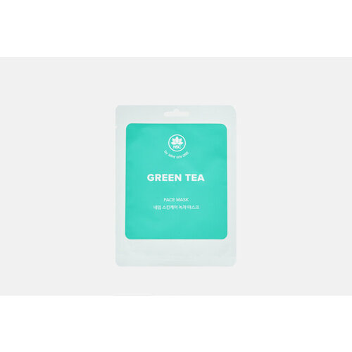 Тканевая маска для лица с Зеленым чаем Sheet Face Mask GREEN TEA уход за лицом name skin care тканевая маска для лица с зеленым чаем