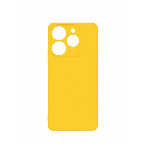 Силиконовый чехол для Tecno Spark 10 Pro DF tCase-20 (yellow)