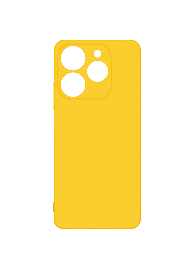 фото Силиконовый чехол для Tecno Spark 10 Pro DF tCase-20 (yellow)
