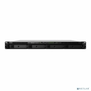 Synology Дисковый массив Synology RS1619xs+ Сетевое хранилище Rack 1U, QC 2.2GHz CPU/8GB(upto64GB)/RAID 0,1,10,5,6, F1/upto4 HS HDD(3.5"/2.5"SATA)or2xM.2 2280 NVMe/SATA SSD(upto16withRX1217/ RX1217RP)/2xUSB/4GbE(+1Expslot)