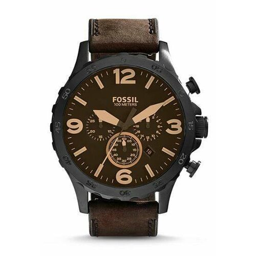 фото Наручные часы fossil nate, серый, черный