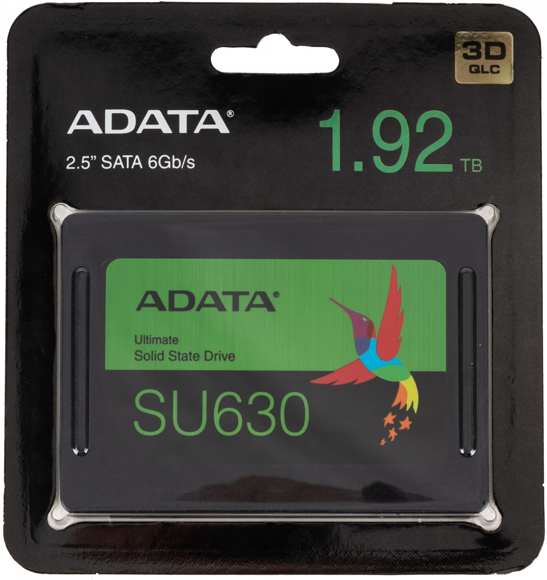 Накопитель SSD 2.5'' ADATA Ultimate SU630 1.92TB SATA 6Gb/s QLC 520/450MB/s IOPS 40K/65K MTBF 1.5M - фото №9
