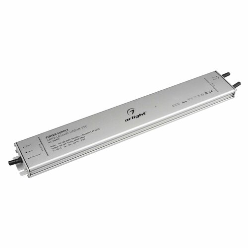 036957 Блок питания ARPV-LG24400-LINEAR-PFC (24V, 16.6A, 400W) (Arlight, IP67 Металл, 5 лет)