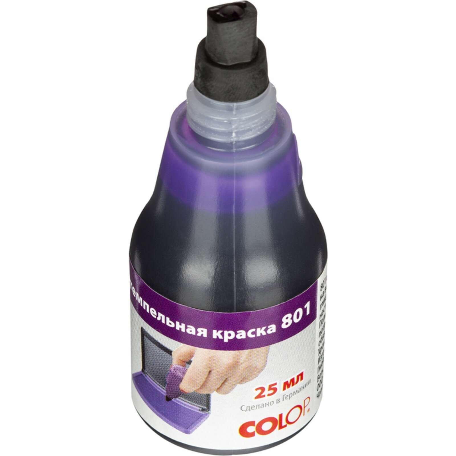 Краска COLOP 801/25ml фиолетовая [801/25ml violet] - фото №5