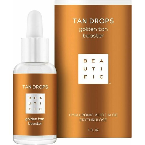 Капли-концентрат для лица Beautific Tan Drops с эффектом загара 30мл