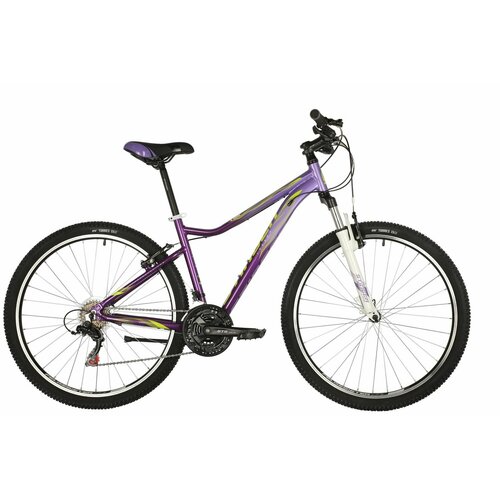 фото Stinger велосипед stinger 27.5" laguna std фиолетовый, алюминий, размер 19", microshift