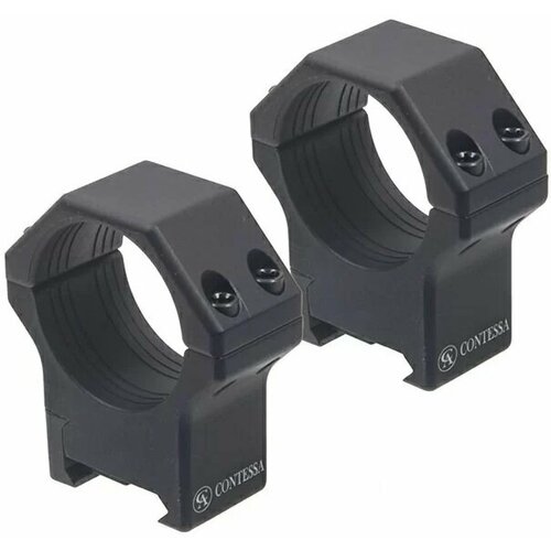 фото Небыстросъемные кольца contessa на picatinny d30mm, bh12mm (lpr02/b) contessa alessandro