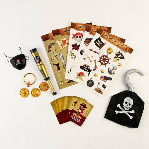 фото Карнавальный набор "пираты" с игрой мафия (комплект из 3 шт) страна карнавалия