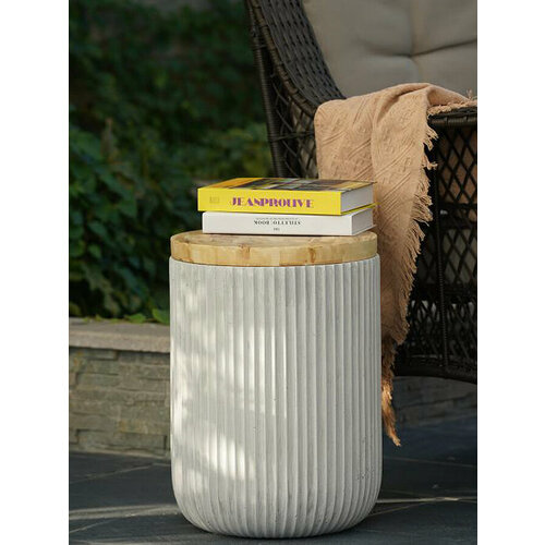 Столик кофейный садовый H 44.5; D 32.5 см KSVA-WXF-2005875-SN