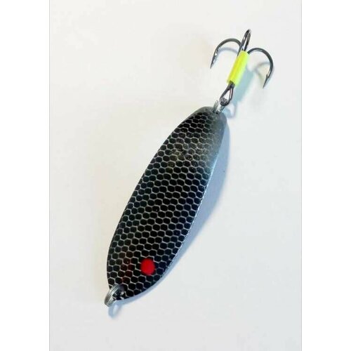 фото Блесна для рыбалки таймень колеблющаяся/колебалка р-р 75х23 из латуни 18 гр. нет бренда