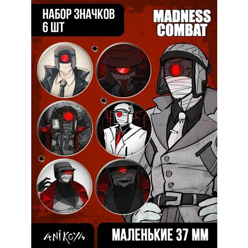 фото Значки на рюкзак madness combat фобос anikoya