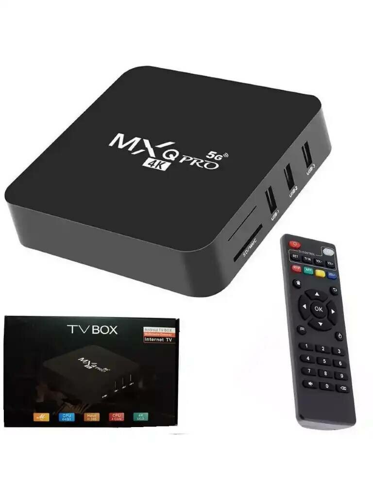 MXQ PRO 4K Smart TV Box 512GB Android 11 тв приставка на android / Без абонентской платы медиаплеер tv box тв бокс